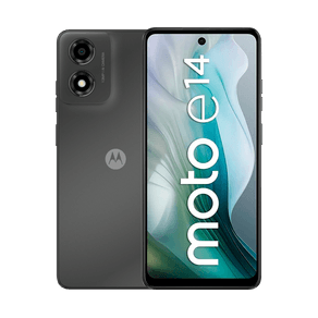 Motorola e14 Negro back + front